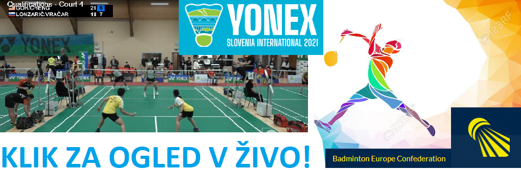 BannerBKK banner YONEX SLOVENIA 2021 LIVESTREAM